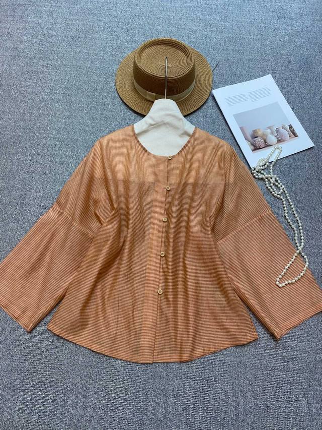 Early Autumn Simple Relaxed Comfortable Shirt Real Shot Detail Picture DDD