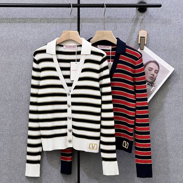 Valentino Valentino S autumn and winter new series cardigan Sml Tencel nano silk