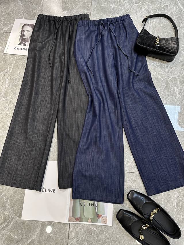 25 New arrivals for summer and autumn Elastic waist small straight pants Commuti