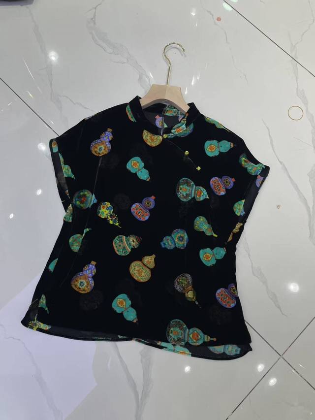 Gourd Series New Silk Velvet High Edition Double-sided Printed Gourd Top Ml DDD