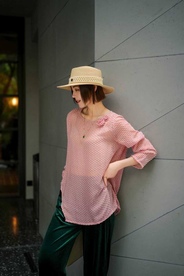 Early Fall New Style. Silk Flocking. Polka Dot Jacquard DDD