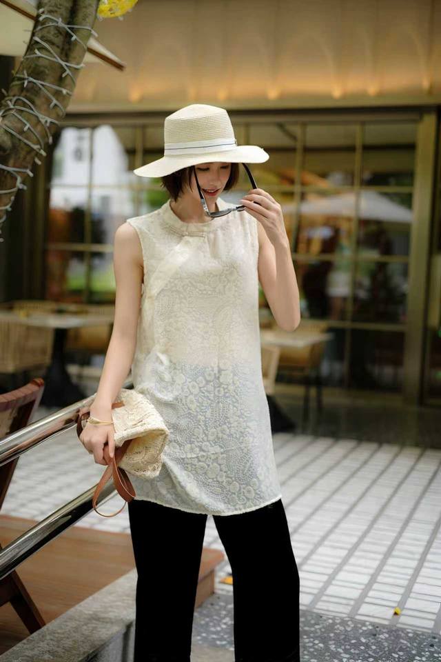 Cashew Flower Silk Velvet Vest S-XL DDD