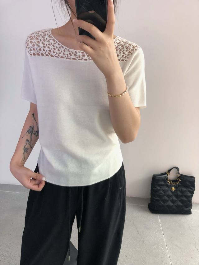 Autumn new 30 wool round neck short sleeve one size DDD