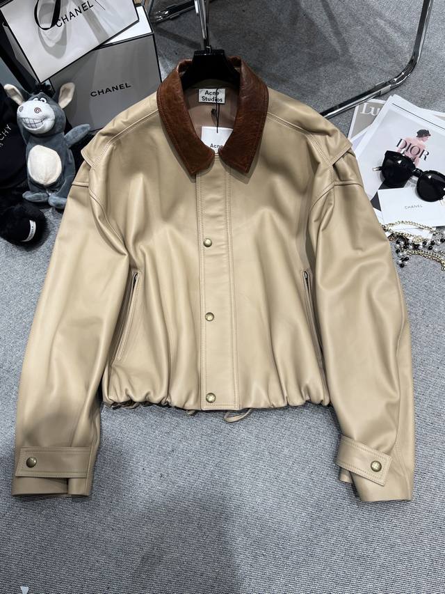 Acne 2025 requires a new leather jacket, made of high-quality imported sheepskin