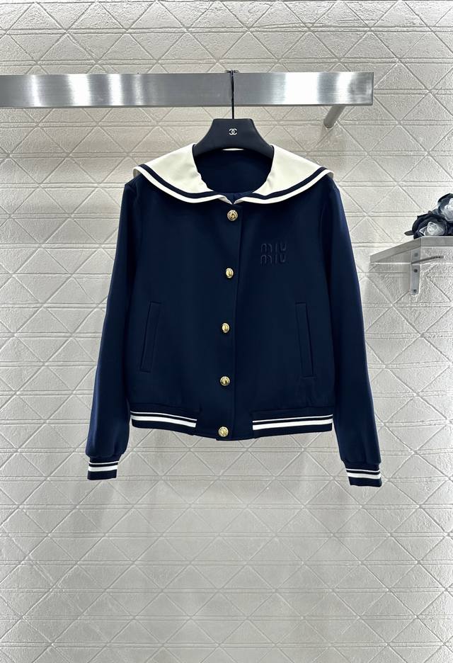 Miumi*2025 New Arrivals: Shawl Collar Blazer and Pleated Skirt Set. Custom-made