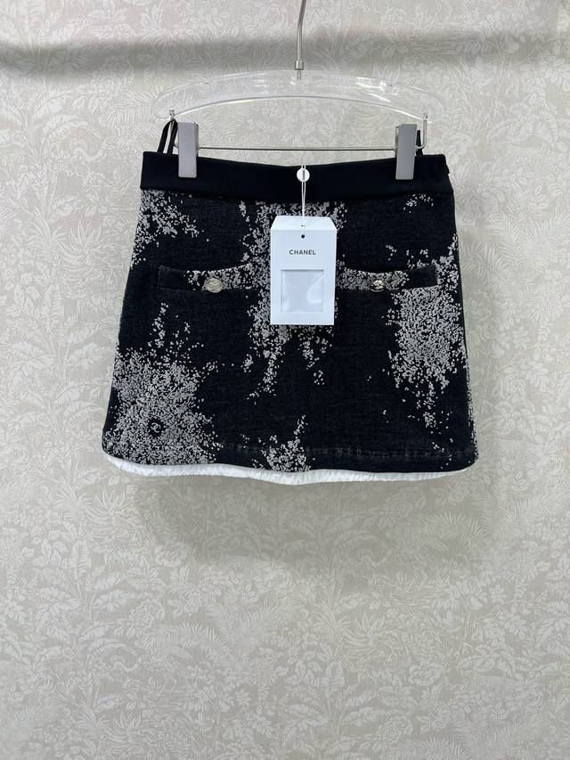 Chan*L 25 new fireworks jacquard short skirt! Custom jacquard pure cotton plus v