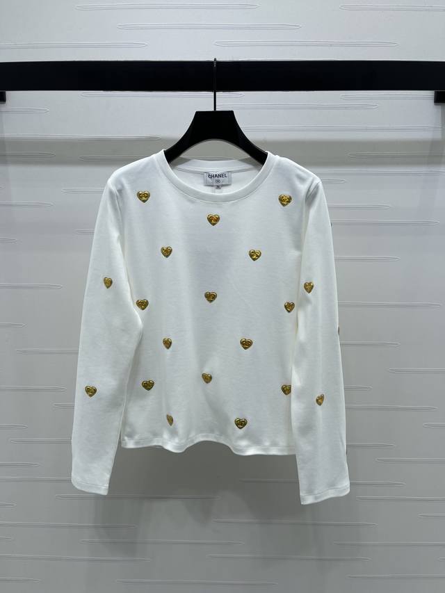 New, original, high-quality Chane* 2025 Early Fall collection! Long-sleeved top