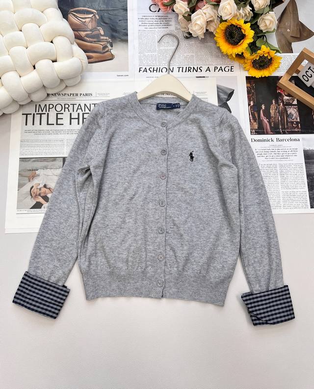Ralph Lauren Pony Embroidered Knit Cardigan. Exquisite pony embroidery exudes un