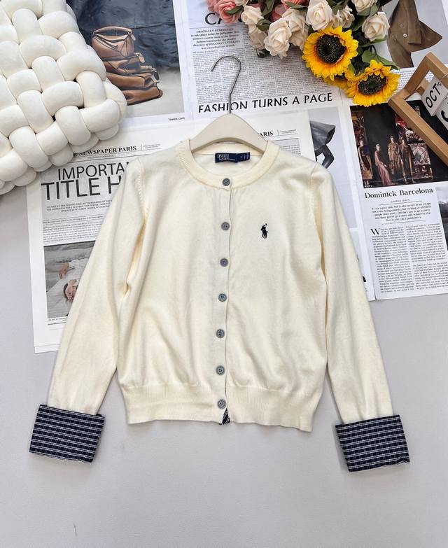 Ralph Lauren Pony Embroidered Knit Cardigan. Exquisite pony embroidery exudes un