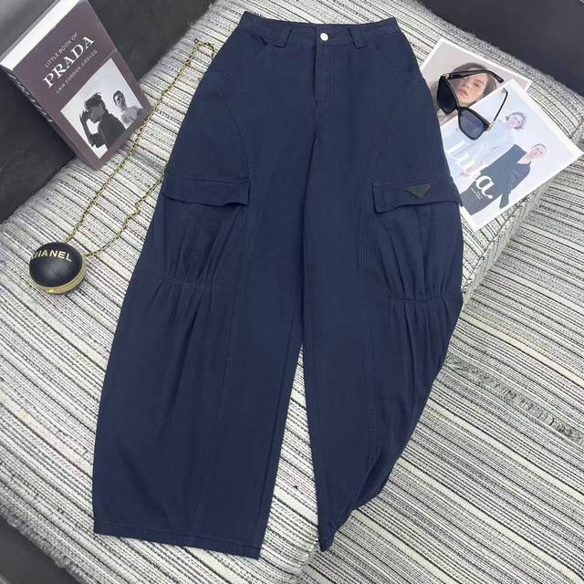 Highly recommend the 25th year early autumn series Pra* new workwear denim wide-