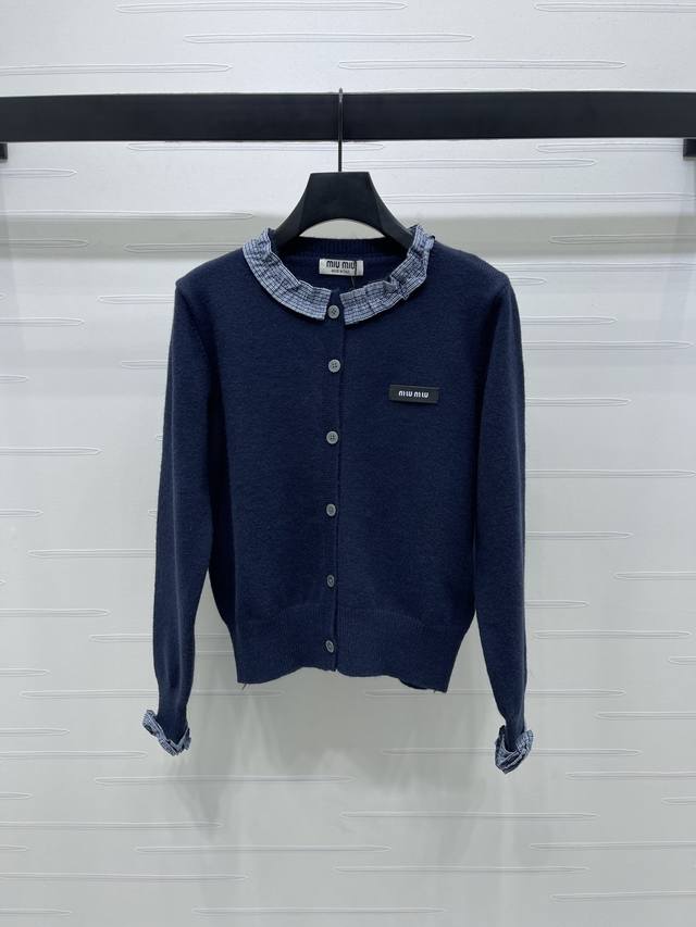 New, original, high-end quality, Miumi* 2025 Early Fall collection! Crew-neck k