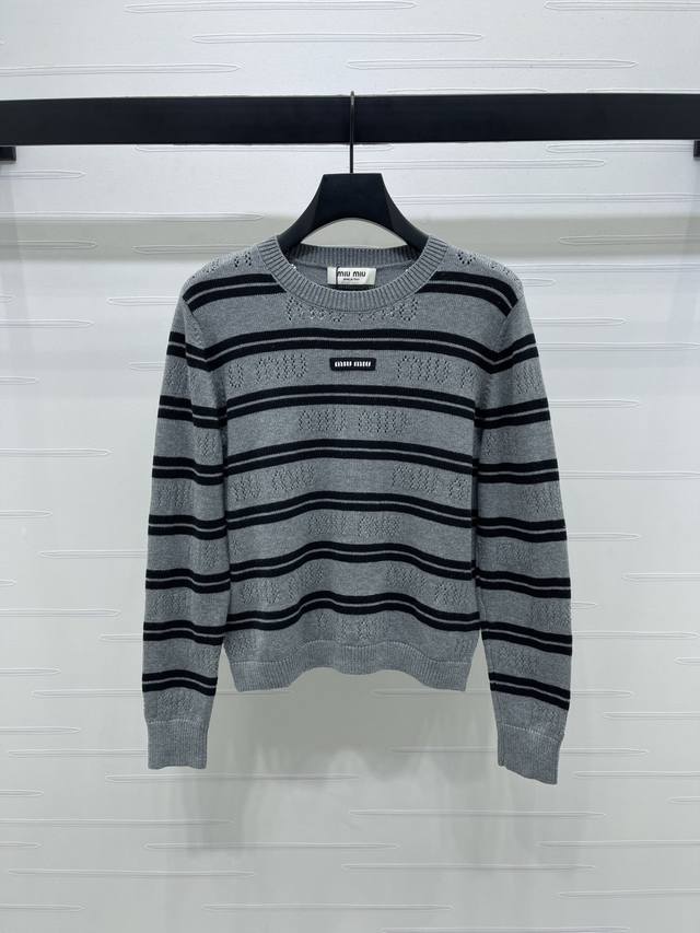 New, original, high-quality, Miumi* 2025 Early Fall collection! This long-sleev