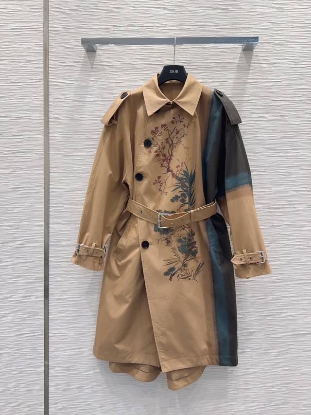 Christian Dio* 2025Fw new trench coat, comfortable and versatile, stocked by a t