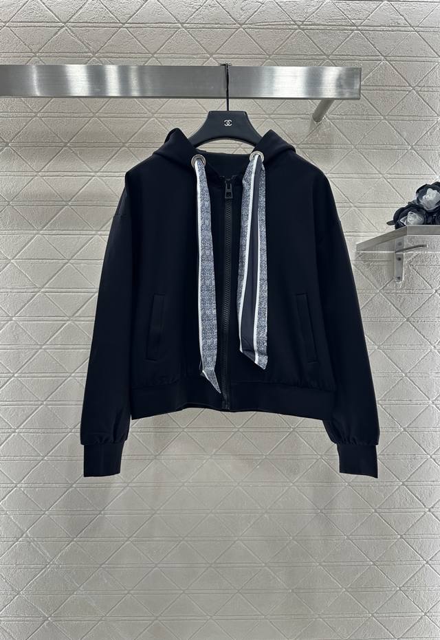 Dio* New arrival for 2025: silk scarf hooded jacket and trousers set. Custom-mad