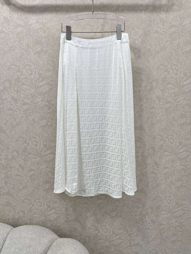 Fend *25 New Jacquard Pattern Skirt Custom Made YB Imported jacquard material, d