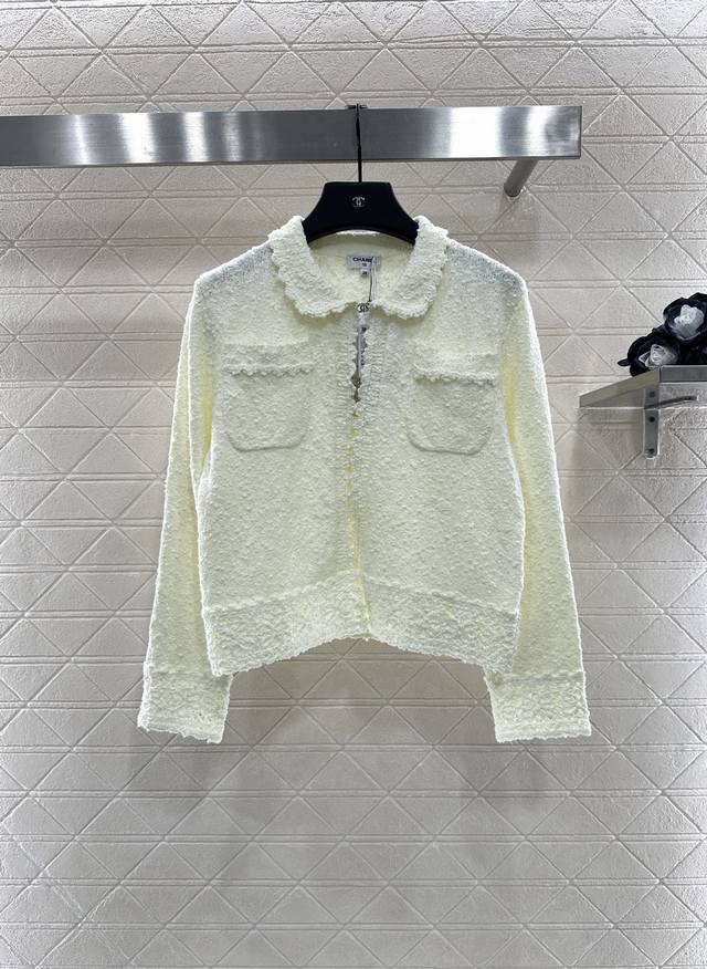 Chane*2025 New Arrivals: Grain Lace Knit Cardigan and Skirt Set. Custom-made Yb