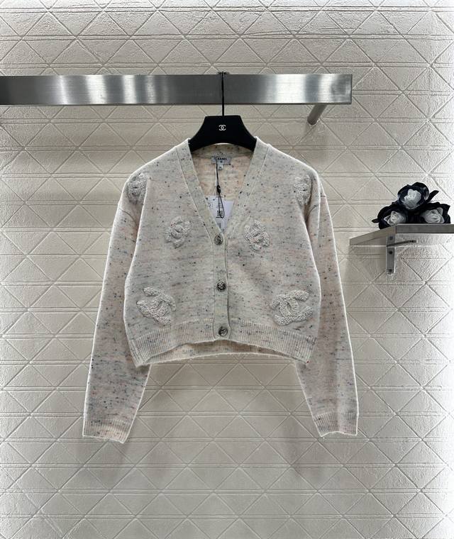Chane* New arrival for 2025: Double C Knit Cardigan. Custom-made with Yb cotton