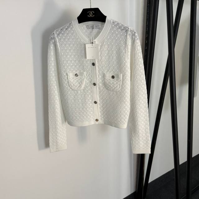 Style No. 20255069 Sandr* New French Chanel Style S Button Hollow Long Sleeve K