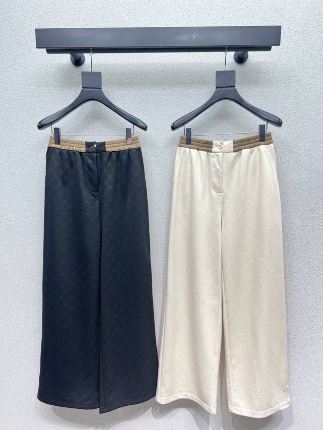 G's classic embossed casual trousers, high-density, fashionable and sporty, ever