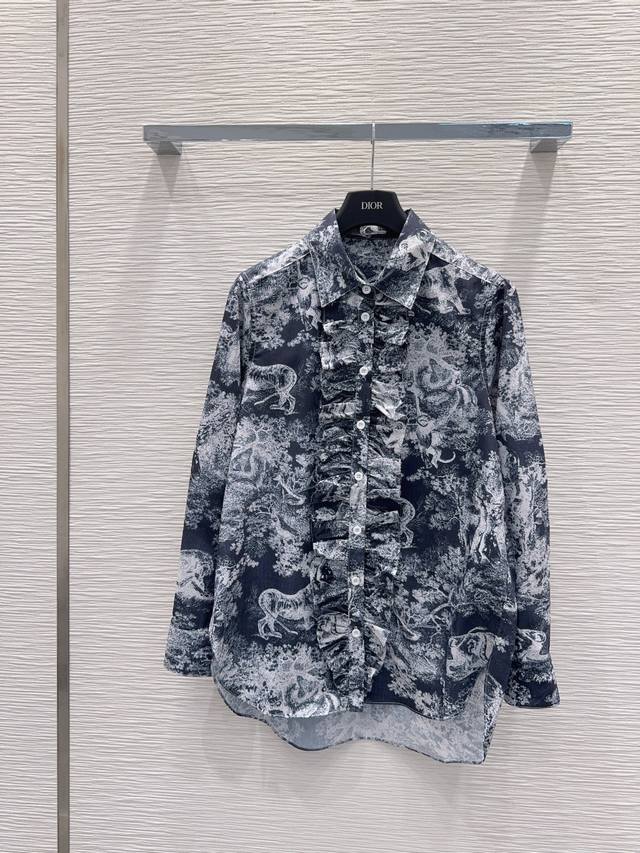 Christian Dio*2025Fw new shirt, low-key luxury, three-dimensional tailoring, str