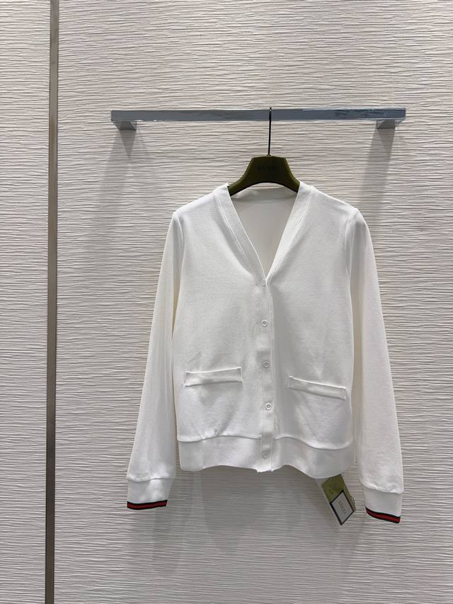 Gucc* 2025Fw new cardigan top, there's no reason to refuse it. It's a cool yet s