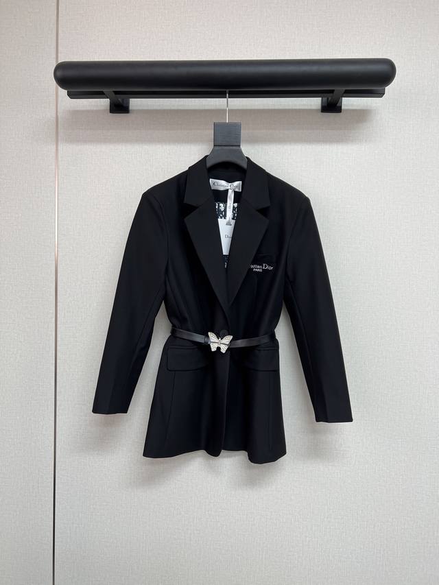High-quality Dio*R 2025 autumn and winter new style suit jacket with classic mo