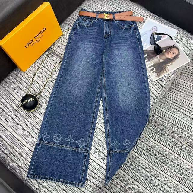Highly recommend the 25th year early autumn series Lou* new logo jacquard denim