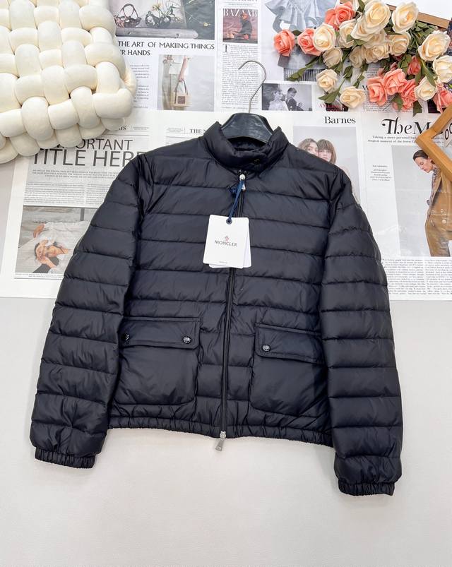 Moncler2025Ss new stand-up collar, thin down jacket, customized with Yb imported