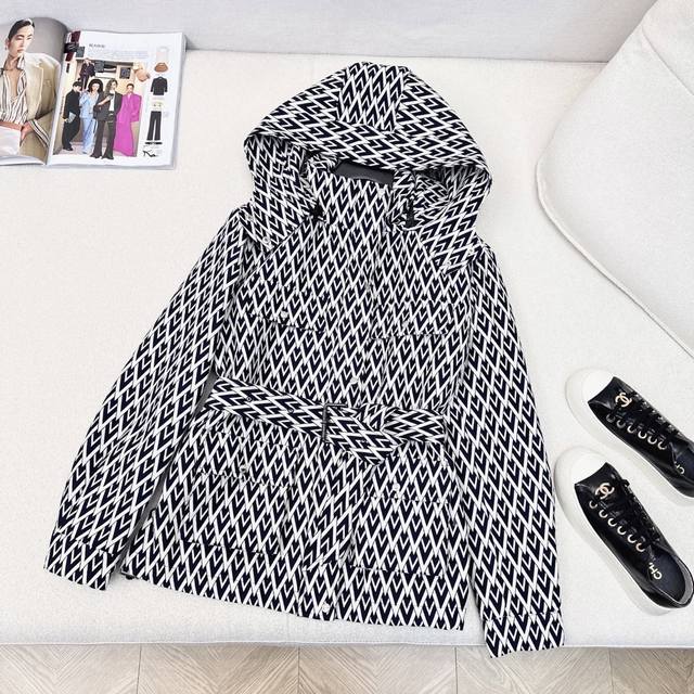 Exclusive Vltn 25Ss Autumn/Winter Jacquard Hooded Jacket (Short and Long). Cust