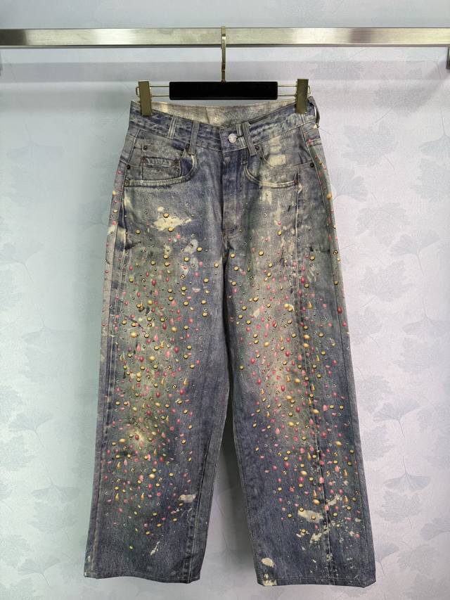 Ac*25 Early Fall Limited Edition Capsule Collection Jeans. Unique print and 3D b