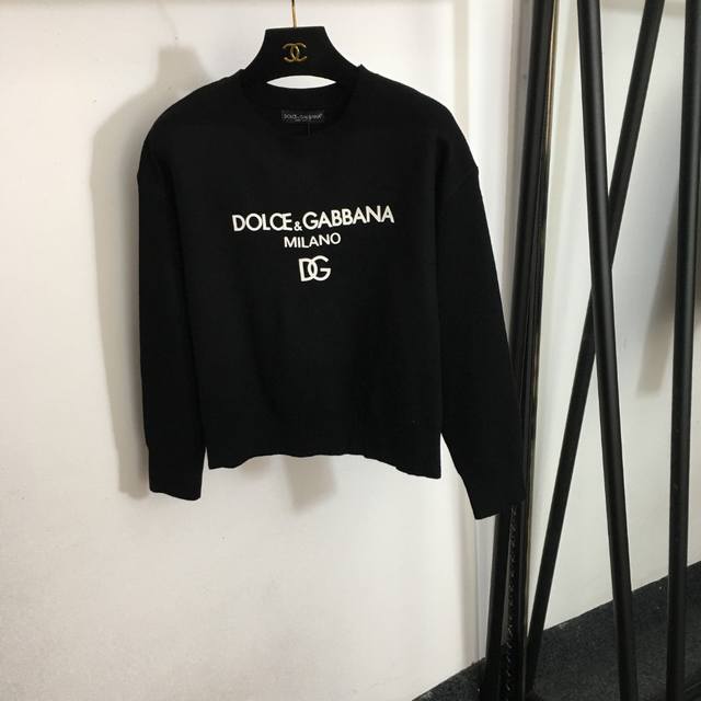 Style No. 9690 Dg* New 3D letter offset printing long-sleeved pullover sweater,