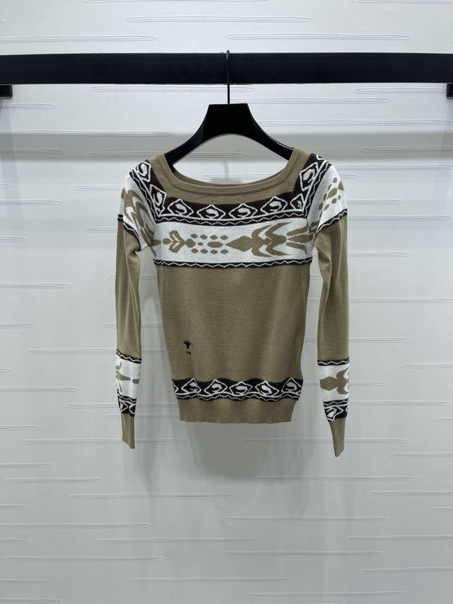 New, original, high-quality Dio* 2025 Early Fall Collection! Retro Fair Isle co