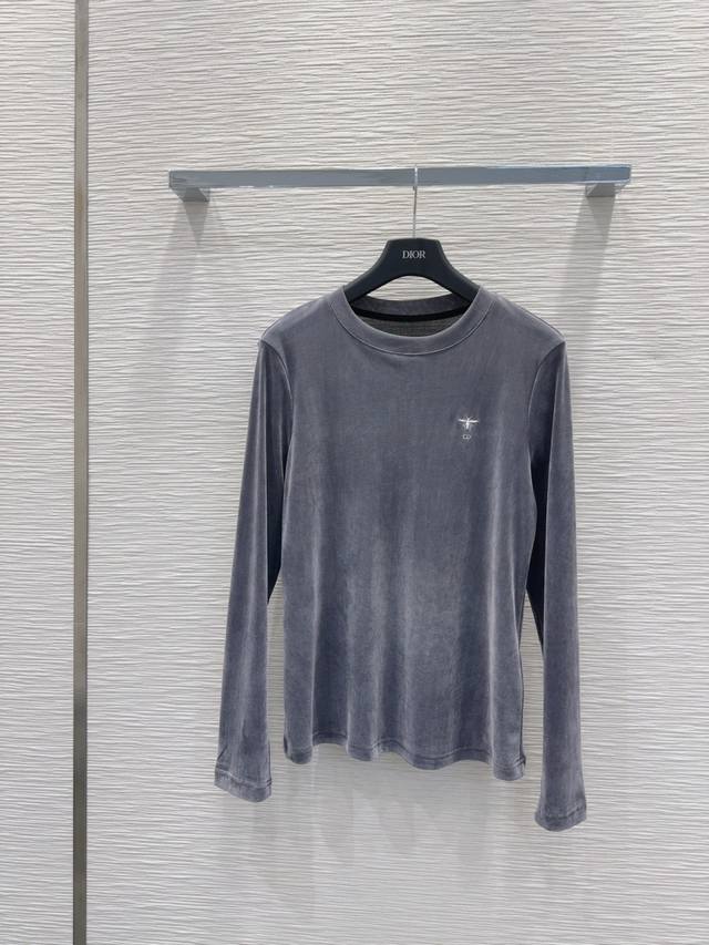 Christian Dio*2025Fw new velvet base shirt is luxurious, soft, stretchy, and com