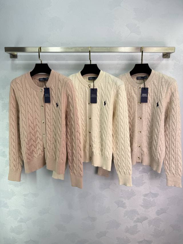 Po* 2025 Early Fall New Warhorse Knitted Round Neck Long-Sleeved Cardigan! Custo