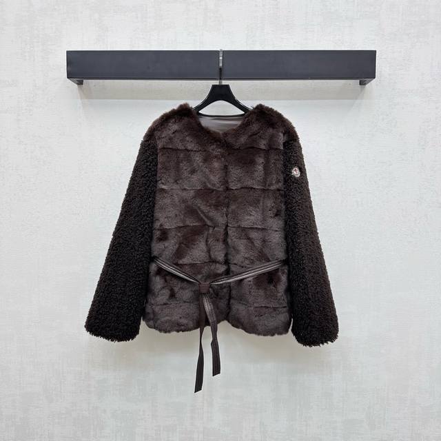 Moncl*New arrivals for 2025. Custom-made YB imported Teddy down jacket. Soft and