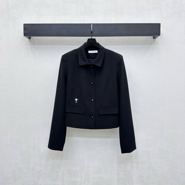 Dio*2025 New Arrival. Custom-made lapel long-sleeved jacket made of imported Yb