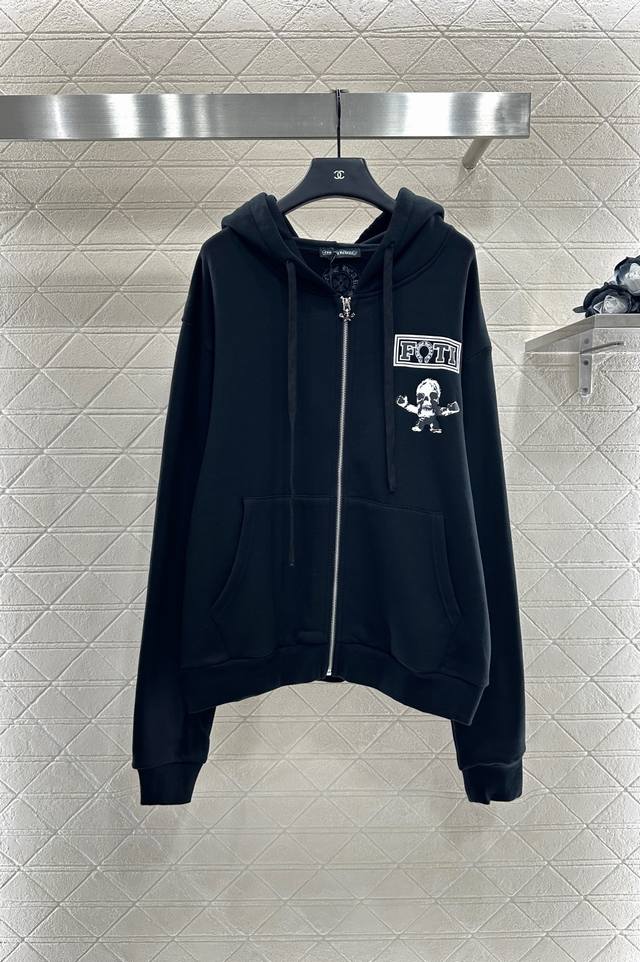 Chrome Hear* 2025 New Arrival: Colorful Printed Hooded Jacket. Made from custom