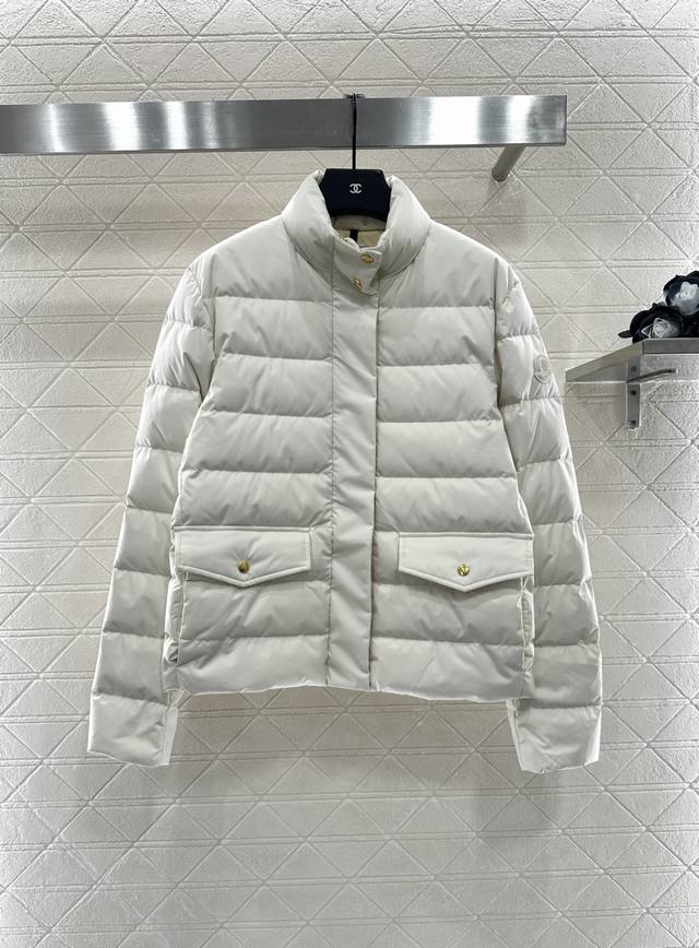 Moncle* 2025 new arrivals: stand-up lapel down jacket. Made from imported windpr