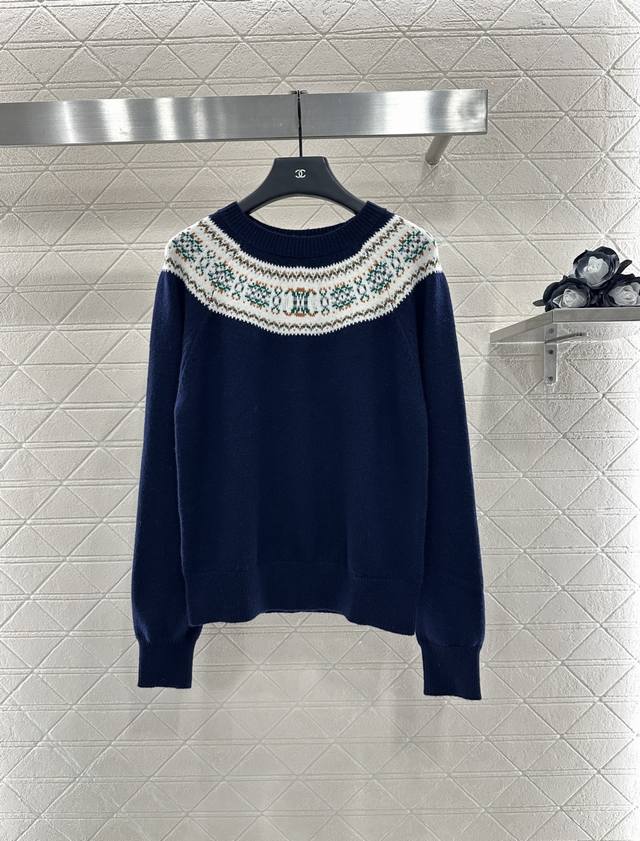 Celin* 2025 New Arrivals: Heavy Crochet Round Neck Pullover Sweater. Custom Yb c