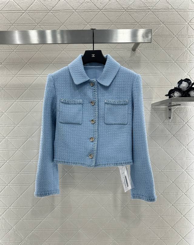Chane* 2025 New Arrivals Braided Hem Dress Jacket Custom Made Yb Imported Wool N