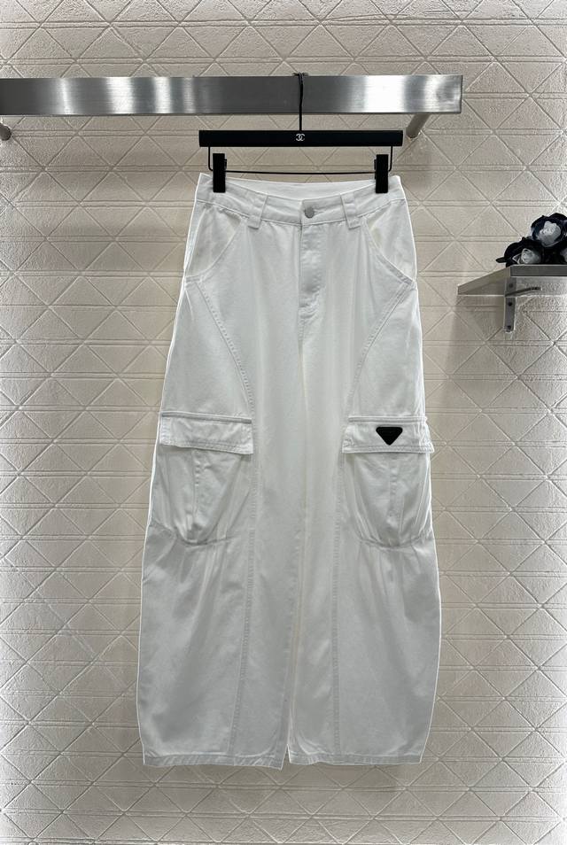 Prad* 2025 New Arrival Flap Pocket Work Trousers Custom Yb twill cotton material
