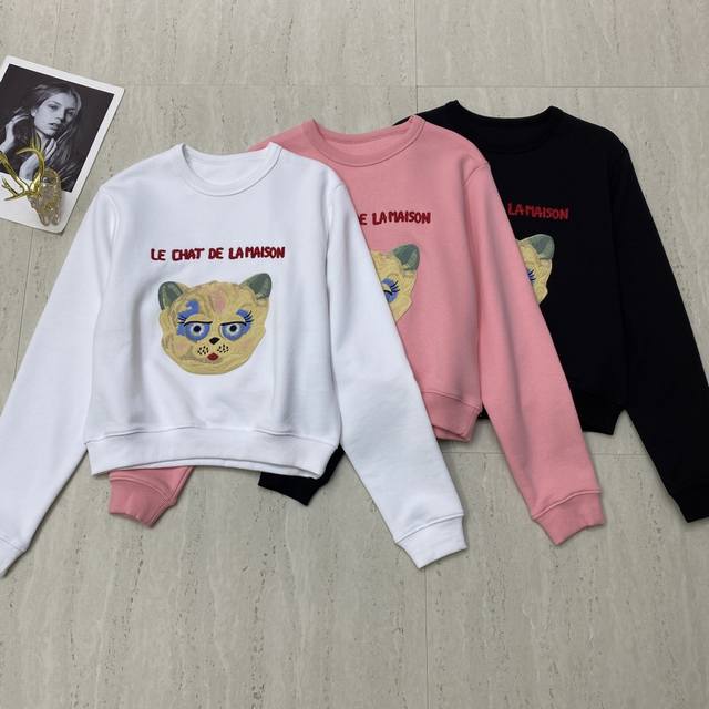2025 New Product Actual Photos Wa New Round Neck Sweatshirt; Made of soft and de