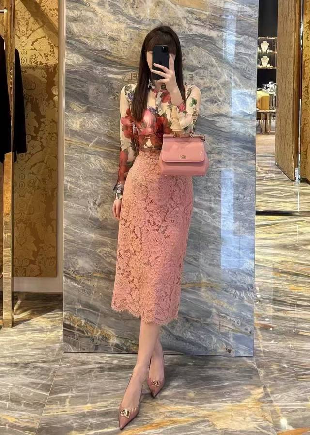 Dg Apricot-bottomed colorful 10 Momme silk chiffon shirt shorts skirt two-piece