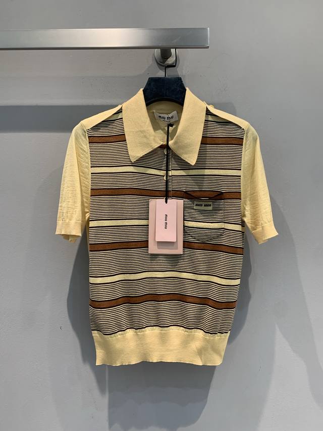 Originally developed by Miumi*, this early fall 2025 preppy-inspired contrast-s