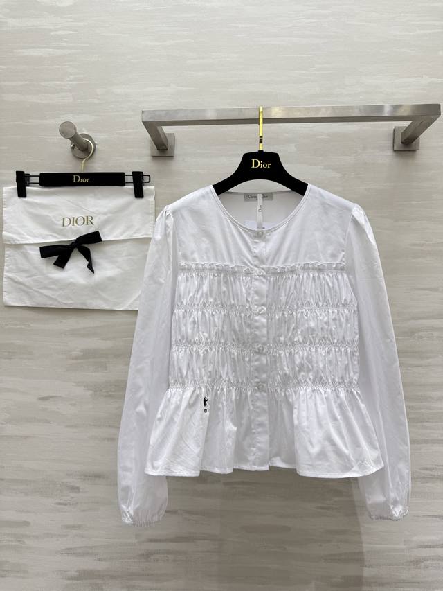 Dio2 Early Autumn New Heavy-Duty Round Neck Long-Sleeved Shirt High Quality In S
