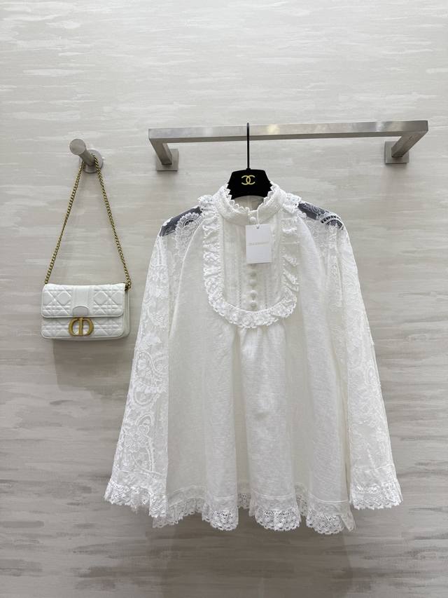 Zimm2 Resort Collection Palace Style Linen Lace Shirt Super Heavy Duty High Qual
