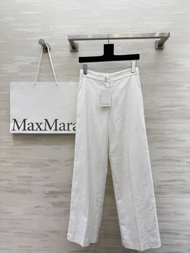 Maxmar2 Early Autumn New Minimalist Linen Straight Trousers Minimalist Customiza