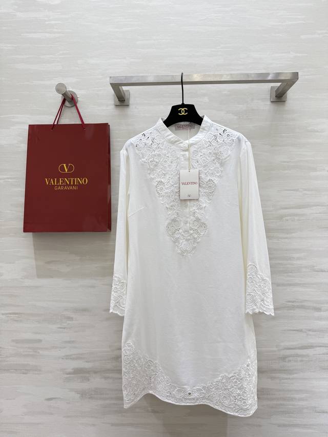 Valentin2 Early Autumn New Heavy Embroidery Dress Three-Dimensional Positioning