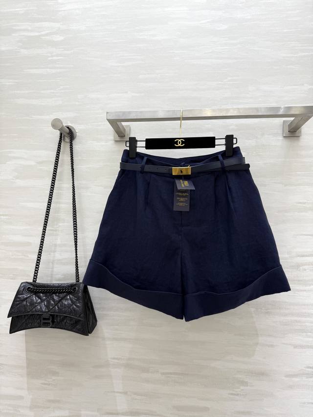 Ralph Lauren 2 early autumn new custom belt minimalist style pants high intellig