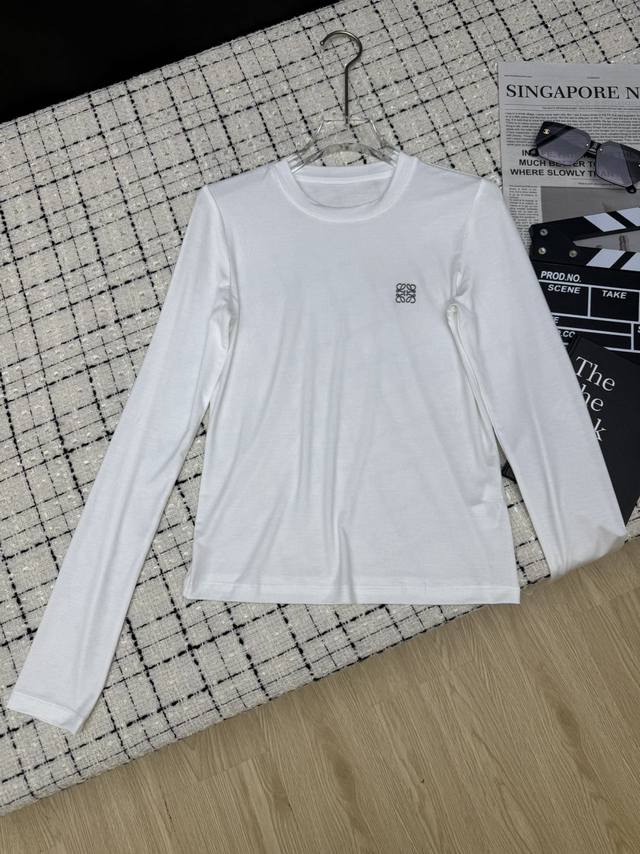 Loew*25 new autumn and winter hot stamping logo long sleeve T-shirt recommended